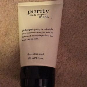 Purity made simple deep clean mask